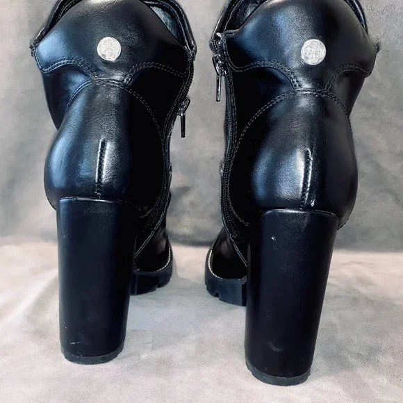 Guess Boots - Black Leather - Picture 3 of 3